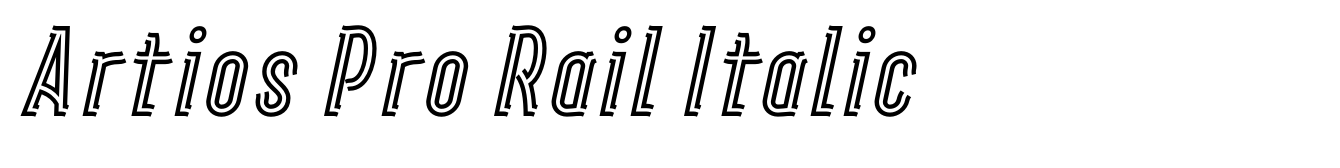 Artios Pro Rail Italic